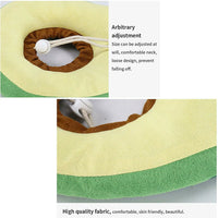 HKM-5424701 Soft Adjustable Pet Recovery Collar for Cats and Small Dogs ¨C Lemon Design E-Collar for Post-Surgery Care and Wound Healing