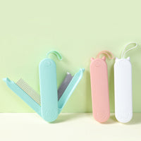 HKM-5424829 Dual-Teeth Pet Dematting Comb for Dogs and Cats - Ergonomic Non-Slip Handle for Easy Grooming