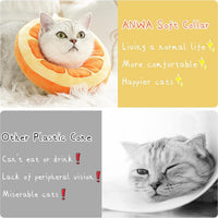 HKM-5426493 Adjustable Soft Fabric Cat Recovery Cone for Post-Surgery Care