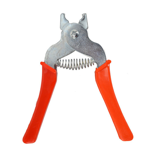 HKM-5427005 Tied Cage Clamp Buckle M Nail Pliers for Rabbits, Chickens, Ducks, Quails, and Pigeons