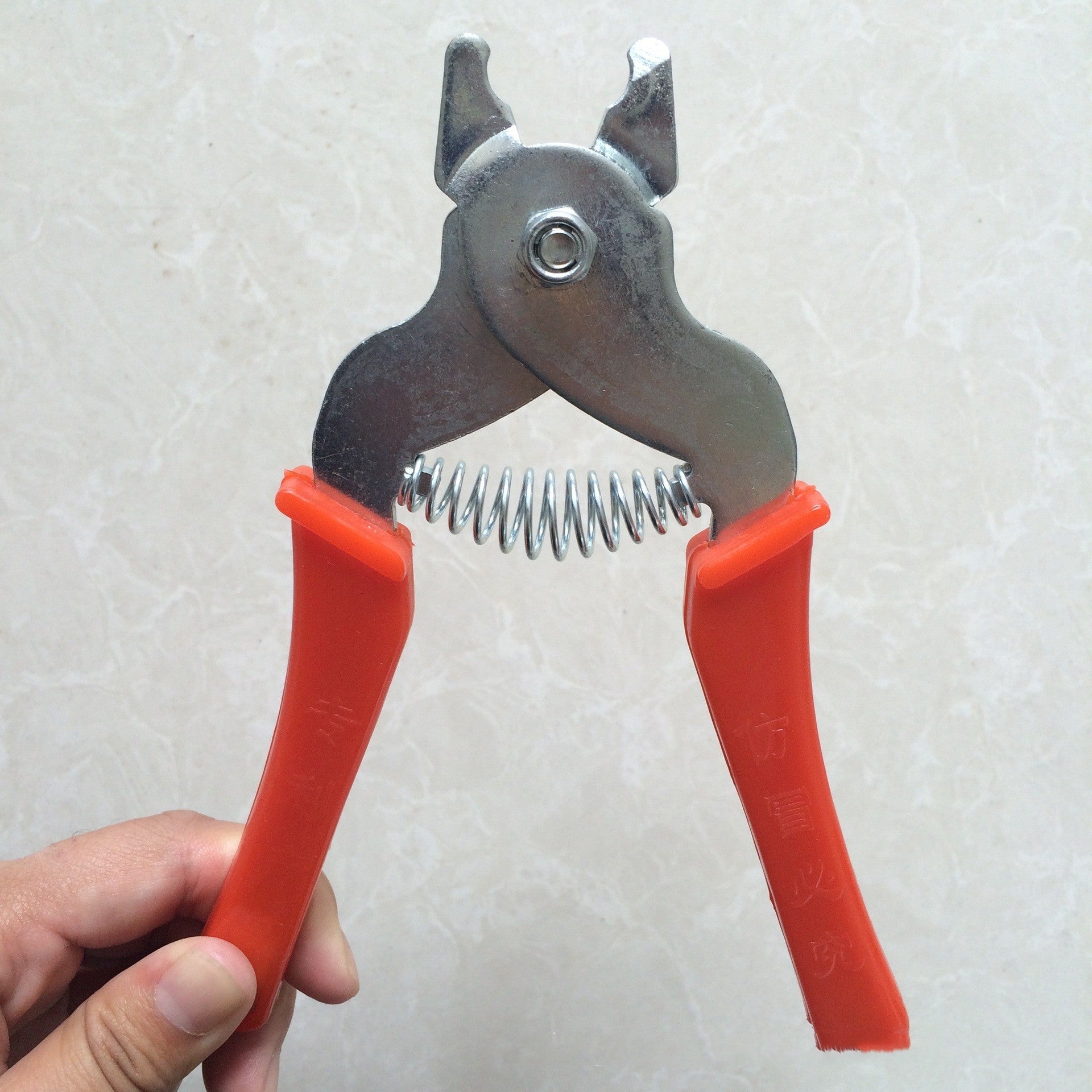 HKM-5427005 Tied Cage Clamp Buckle M Nail Pliers for Rabbits, Chickens, Ducks, Quails, and Pigeons
