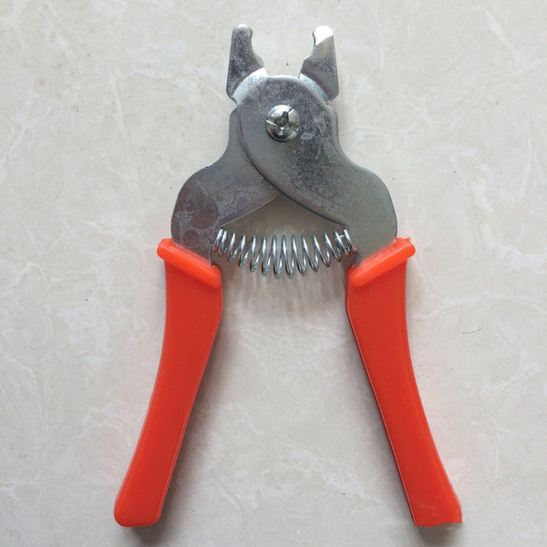 HKM-5427005 Tied Cage Clamp Buckle M Nail Pliers for Rabbits, Chickens, Ducks, Quails, and Pigeons