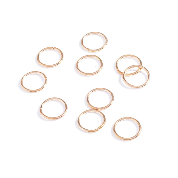 HKM-542931 Alloy DIY Hair Braid Circle Hair Clips Set - 10pcs Hair Accessories