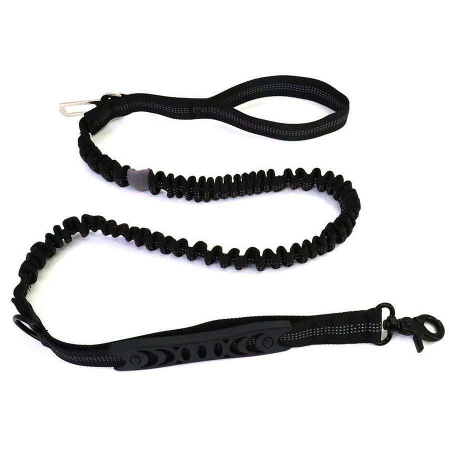 HKM-543059 Nylon Outdoor Sports Belt Leash for Dog Walking and Running - Black, 30*20*4cm