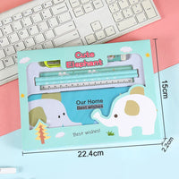 HKM-543315 Children's Back to School Stationery Set with Pencil, Ruler and Eraser