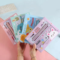 HKM-543315 Children's Back to School Stationery Set with Pencil, Ruler and Eraser