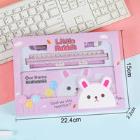 HKM-543315 Children's Back to School Stationery Set with Pencil, Ruler and Eraser