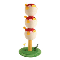 HKM-5434941 Puffer Fish-Shaped Multi-Tier Cat Climbing Frame with Scratching Post and Interactive Toys