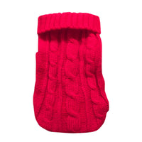 HKM-5435325 Cozy Thick Knit Pet Sweater for Cats - Warm and Stylish Fashion in Various Colors