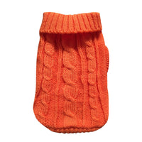 HKM-5435325 Cozy Thick Knit Pet Sweater for Cats - Warm and Stylish Fashion in Various Colors