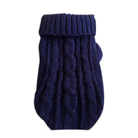 HKM-5435325 Cozy Thick Knit Pet Sweater for Cats - Warm and Stylish Fashion in Various Colors