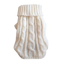 HKM-5435325 Cozy Thick Knit Pet Sweater for Cats - Warm and Stylish Fashion in Various Colors