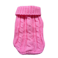 HKM-5435325 Cozy Thick Knit Pet Sweater for Cats - Warm and Stylish Fashion in Various Colors