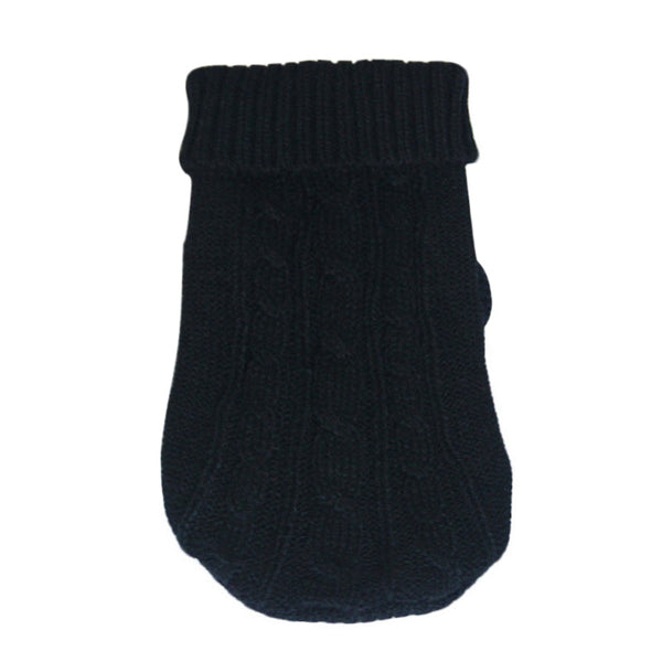 HKM-5435325 Cozy Thick Knit Pet Sweater for Cats - Warm and Stylish Fashion in Various Colors