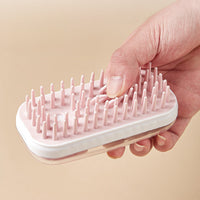 HKM-5436221 Silicone Pet Bath Brush for Dogs and Cats - Massage & Cleaning Foam Brush