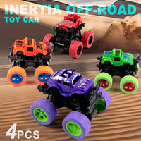 HKM-543635 Inertia Four-Wheel Drive Truck with 360 Flipping Function – Diecast Off-Road Vehicle for Outdoor Play