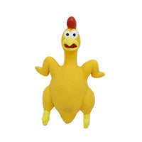 HKM-5437373 Bite-Resistant Latex Chicken Sound Toy for Dogs - Available in Orange, Yellow, and Brown