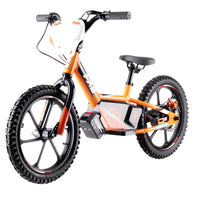 HKM-543763 16-Inch Electric Balance Bike for Kids with 2-Speed Gears and Steel Fork Suspension