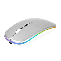 HKM-543763 Dual-Mode Wireless Charging Mouse with Silent Click and Luminous Design for Computers and Notebooks