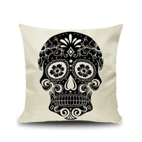 HKM-543891 Chinese Classical Skull Cushion Cover for Home Decoration and Car Use