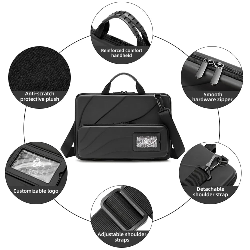 HKM-543891 Custom EVA Hard Shell Laptop Sleeve for 13-15.6 Inch MacBook and HP Computers