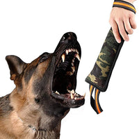 HKM-5439549 Reflective Jute Dog Training Bite Stick with Yellow Edge - 55cm