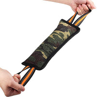 HKM-5439549 Reflective Jute Dog Training Bite Stick with Yellow Edge - 55cm