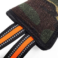HKM-5439549 Reflective Jute Dog Training Bite Stick with Yellow Edge - 55cm