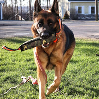 HKM-5439549 Reflective Jute Dog Training Bite Stick with Yellow Edge - 55cm