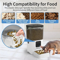 HKM-543955 6L Smart Automatic Cat Feeder with 5G WiFi and Slow Feeding Mode