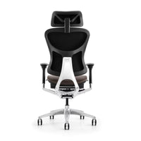 HKM-543955 Ergonomic High Back Genuine Leather Office Executive Swivel Chair
