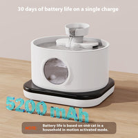 HKM-5440573 Wireless Intelligent 28L Induction Cat and Dog Water Fountain with USB Charging Options