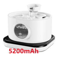 HKM-5440573 Wireless Intelligent 28L Induction Cat and Dog Water Fountain with USB Charging Options