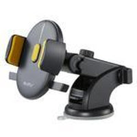 HKM-544211 Telescopic Mobile Phone Navigation Bracket for Instrument Panels – Black & Yellow