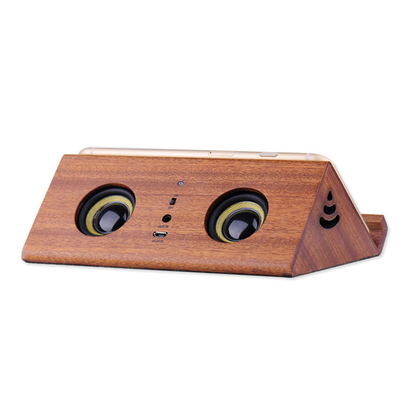HKM-544211 Wooden Wireless Home Speakers with 3.5MM Connection and 8-Hour Battery Life