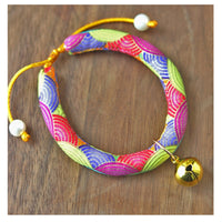 HKM-5442493 Japanese Style Pearl Collar for Dogs and Cats, Adjustable 15-40 cm