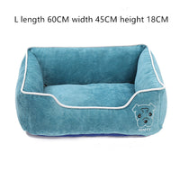 HKM-5443133 Corduroy Doghouse - Dismantlable & Washable, Compact Size 40x32x17 cm