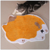 HKM-5444157 Back View Cartoon Non-Slip Floor Mat for Pets - Cotton Carpet for Cats and Small Dogs (45×65cm)
