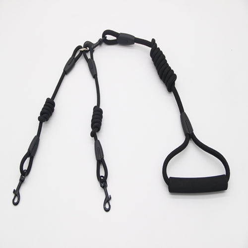 HKM-5444285 Dual Head Dog Walking Training Rope - 1.8m Length, Durable Nylon Material