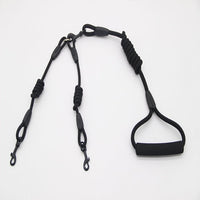 HKM-5444285 Dual Head Dog Walking Training Rope - 1.8m Length, Durable Nylon Material