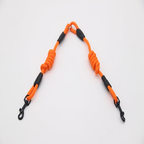 HKM-5444285 Dual Head Dog Walking Training Rope - 1.8m Length, Durable Nylon Material