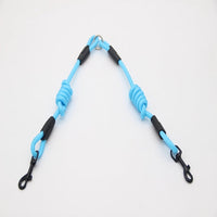HKM-5444285 Dual Head Dog Walking Training Rope - 1.8m Length, Durable Nylon Material