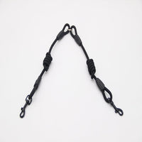 HKM-5444285 Dual Head Dog Walking Training Rope - 1.8m Length, Durable Nylon Material