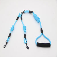 HKM-5444285 Dual Head Dog Walking Training Rope - 1.8m Length, Durable Nylon Material