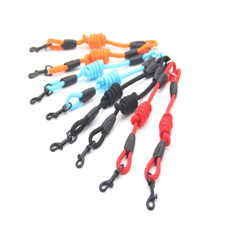 HKM-5444285 Dual Head Dog Walking Training Rope - 1.8m Length, Durable Nylon Material