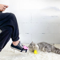 HKM-5445309 Feather Cat Toy Stick for Interactive Play and Stress Relief