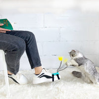 HKM-5445309 Feather Cat Toy Stick for Interactive Play and Stress Relief