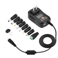 HKM-544531 30W Multi-Function Adjustable Power Adapter for Tablets, Cameras, Phones, and Routers with USB Options