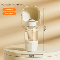 HKM-5446333 Heat-Resistant Grain Storage Cup for Cats and Dogs - Durable Pet Feeding Water Bowl
