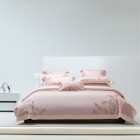HKM-544659 Cool Sensation 4-Piece Tencel Ice Modal Bedding Set with Plant Floral Design